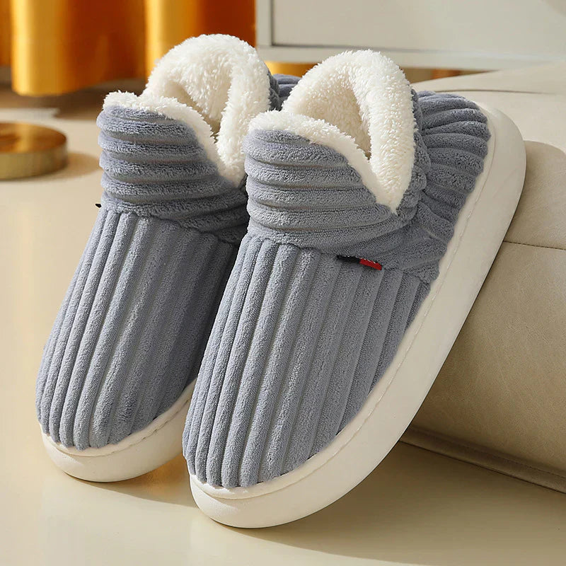 Warmsy Cozy Slippers – Faux-Fur Lined Indoor Slippers for Men & Women