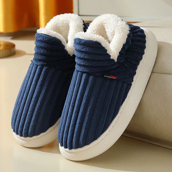 Warmsy Cozy Slippers – Faux-Fur Lined Indoor Slippers for Men & Women